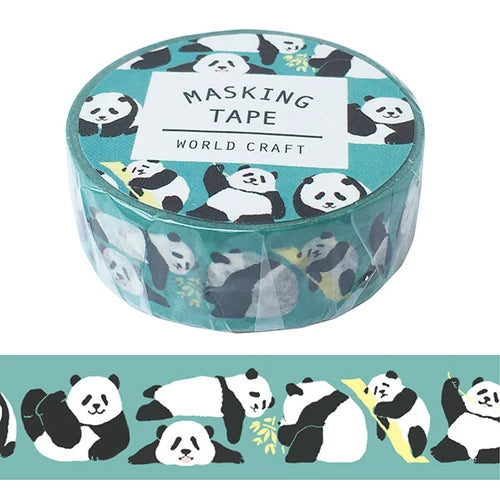 Washi Tape 15 mm Panda Panda Bear Animal Notebook Sticker Stationery Decoration